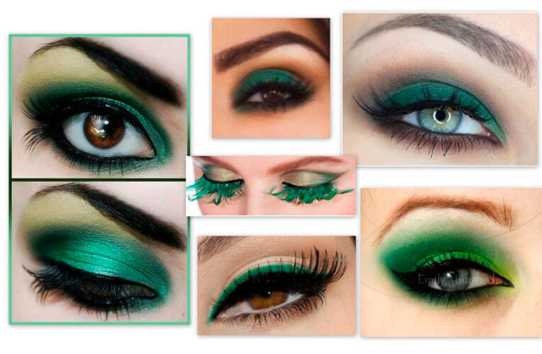 Как для зелёных глаз сделать правильный макияж?
