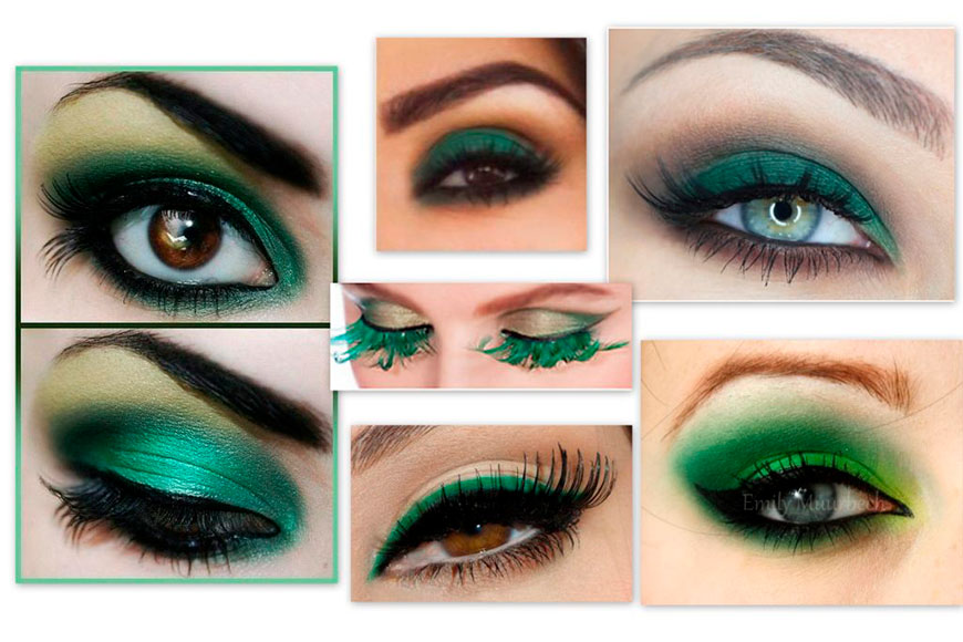 Как для зелёных глаз сделать правильный макияж?