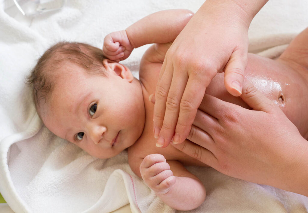 Значение массажа для грудного ребенка