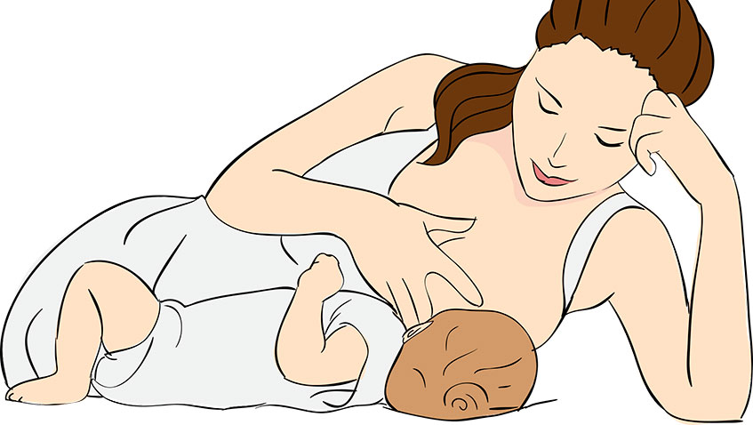 Как правильно давать грудь ребенку при кормлении