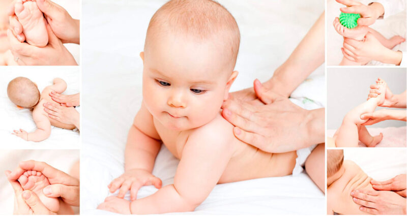 Как правильно выполняется массаж для новорожденных?